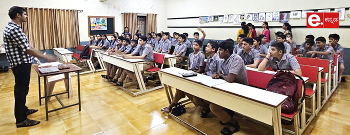ಉಚ್ಚಿಲ ರಾಹೆ 66: ಸರ್ವಿಸ್ ರಸ್ತೆಯ ತಿರುವಿನಲ್ಲಿ ಗುಂಡಿ, ಅಲ್‌ ಇಹ್ಸಾನ್‌ ಶಾಲಾ ಸಿಬ್ಬಂದಿಯಿಂದ ತಾತ್ಕಾಲಿಕ ದುರಸ್ತಿ (Uchila NH 66: Pothole at the turn of the service road, Temporary repairs by Al Ihsan School staff)