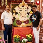 ಮುತ್ತು ಹವಳಗಳಿಂದ ಮೂಡಿಬಂದ ಮುದ್ದು ಗಣೇಶ (An adorable Ganesha crafted from pearls and corals.)